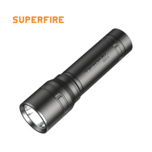 Lanterna doméstica recarregável de fábrica Supfire Mini tocha portátil de luz forte ABS